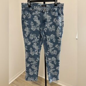 D.Jeans Floral Blue Jeans